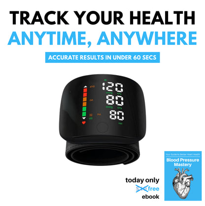 Smart Wrist Blood Pressure Monitor