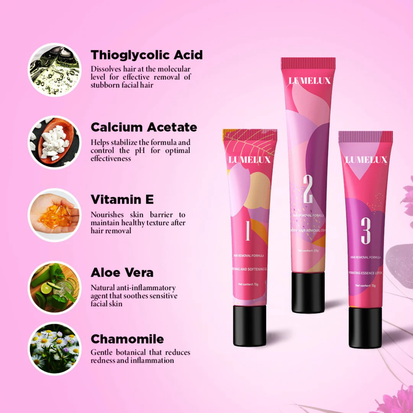 LumeLux Hair Removal Trilogy Kit